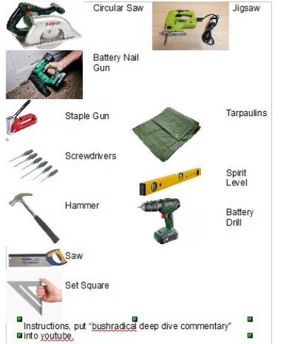 Tools needed